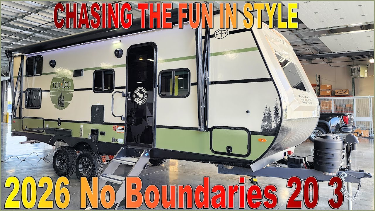 2026 No Boundaries 20.3 Bunkhouse Travel Trailer by Forestriver RV @ Couchs RV Nation All About RVs