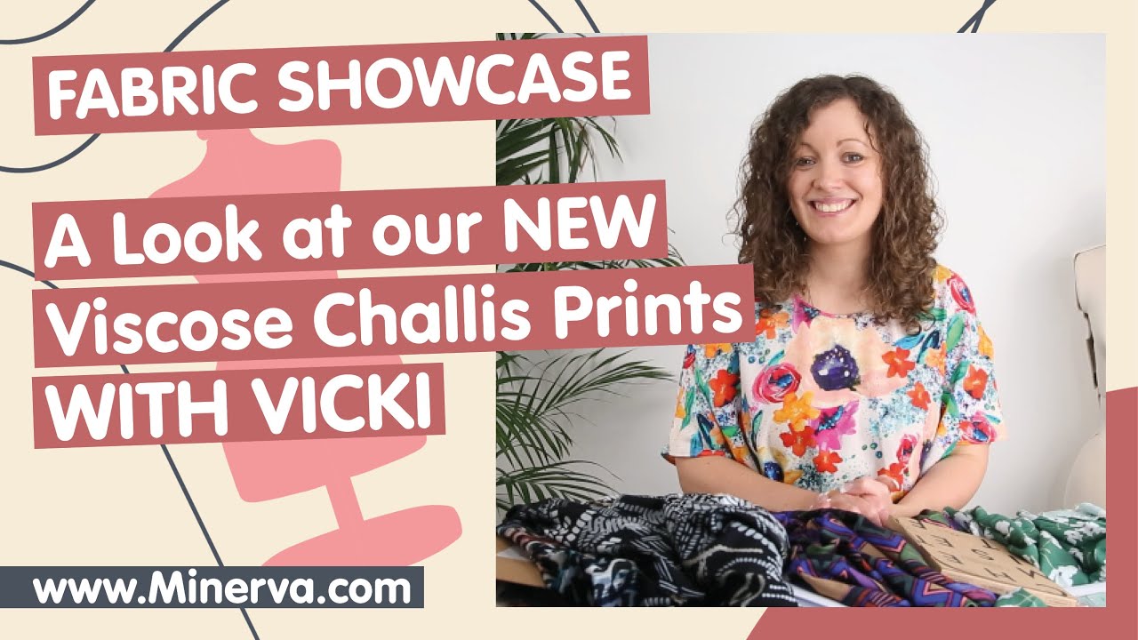 Check out our New Minerva Exclusive Viscose Challis Fabrics!