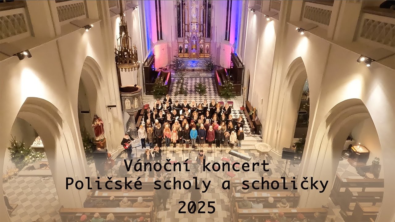 Vánoční koncert Poličské scholy 2025