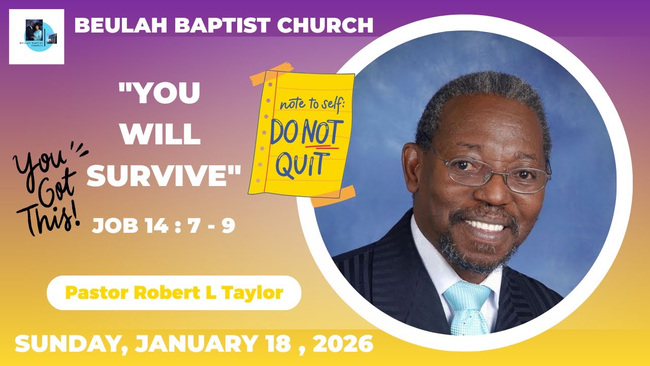 Pastor Taylor's Sermon 1/18/26