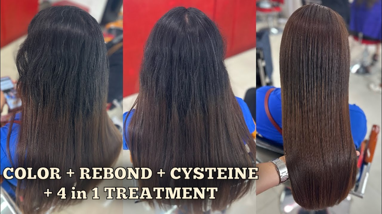 COLOR + REBOND + CYSTIEN + 4in1TREATMENT