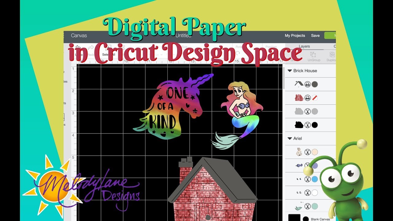 Learn how to use Digital Paper in Cricut Design Space