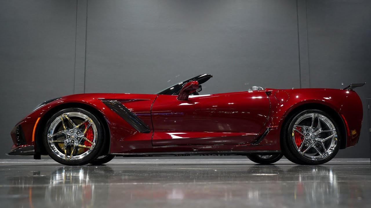 2019 CORVETTE ZR1 3ZR LONG BEACH RED 682MILE 1 OF 28 FREE ENCLOSED DELIVERY FOR SALE R3MOTORCARS.COM