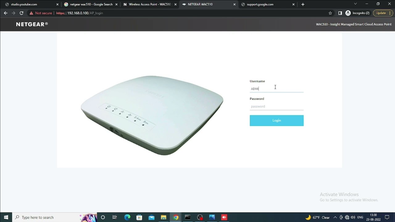 Netgear WAC510 Wifi  Configure Review #WAC510