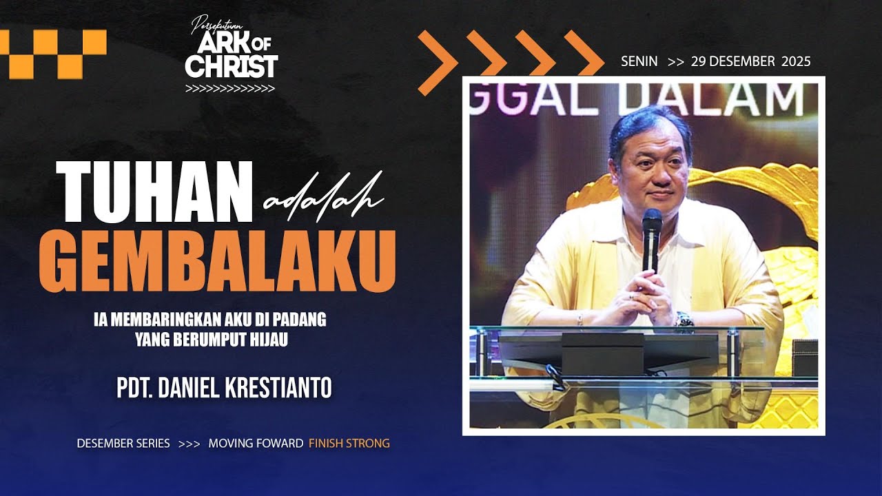 (ONLINE) Ibadah AOC  29-12-2025 - TUHAN ADALAH GEMBALAKU: Mazmur 23 : 2a - Pdt. Daniel Krestianto