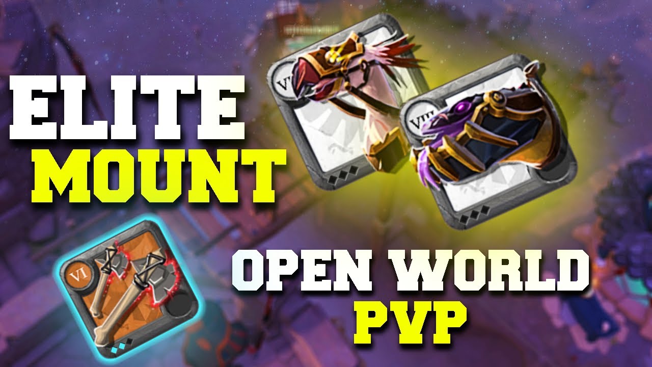 killing Two ELITE Mounts in the Open World | Albion Bear Paws PvP