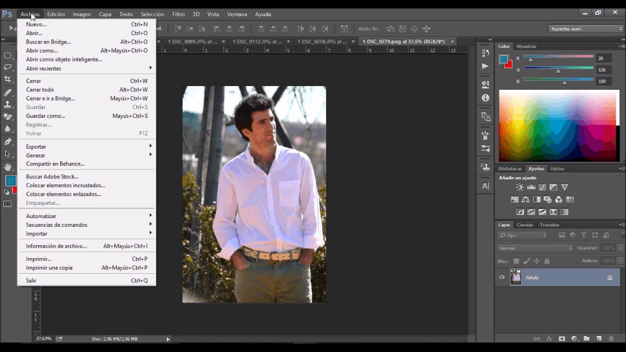 Como guardar varias fotos con una sola acción