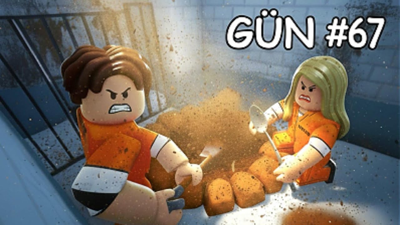 KAŞIKLA TÜNEL KAZDIK! 🥄😂 Roblox'ta Büyük Firar!