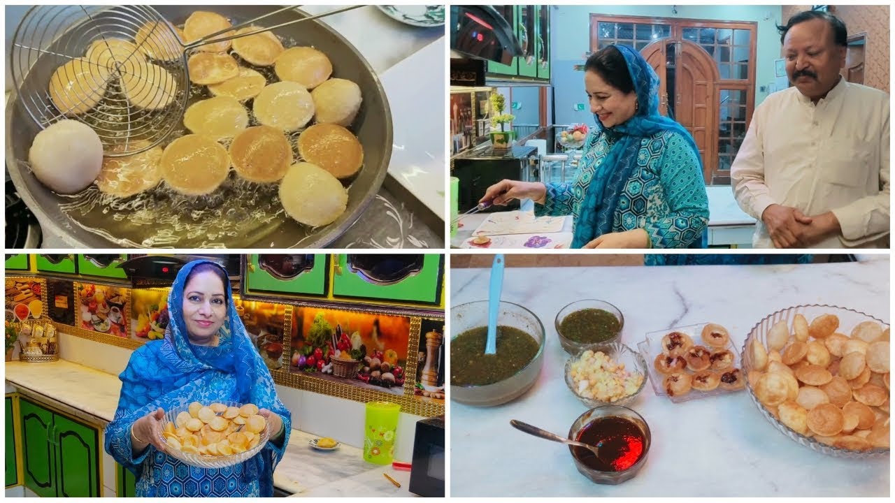 Gol Gappay Recipe♥️Ghar Mai Banaye Aur Dil Bhar ke Khaaye !! Cooking with Shabana