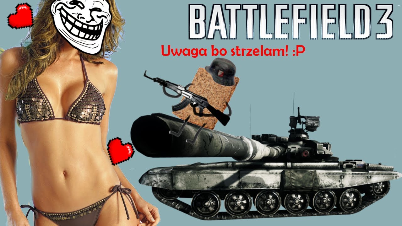 BATTLEFIELD 3 PL - Jak grać w NAGIEGO BFa, sprzed aktualizacji? :D