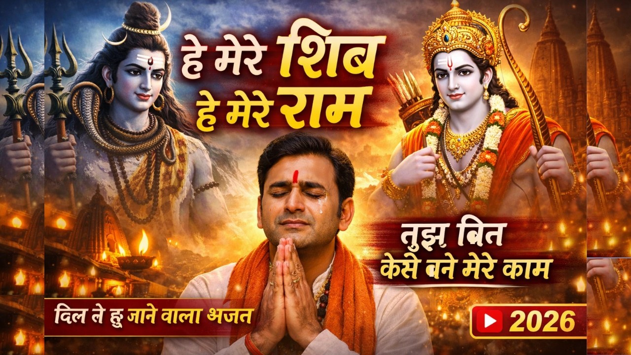 हे मेरे शिव हे मेरे राम 😭 तुझ बिन कैसे बने मेरे काम | Shiv Ram Bhajan 2026 | Latest Devotional Song