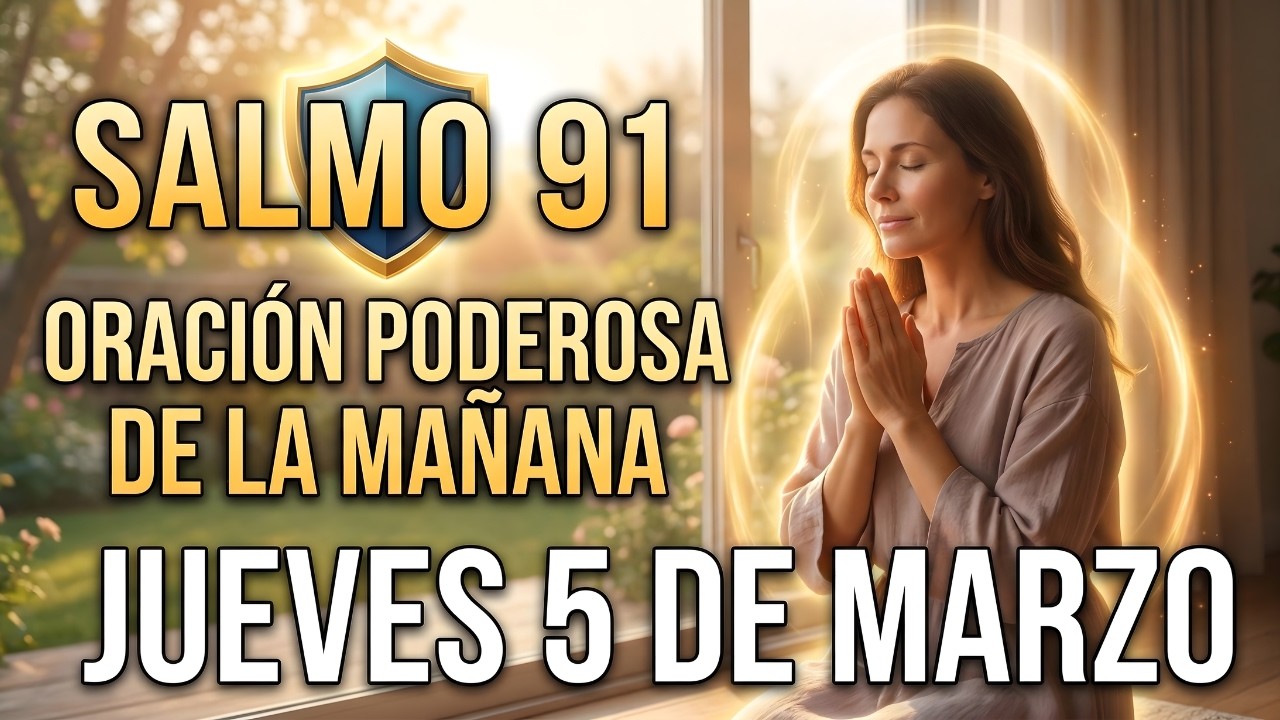 🙏🛡️SALMO 91: Oración Poderosa de la Mañana para Protección y Fortaleza Divina