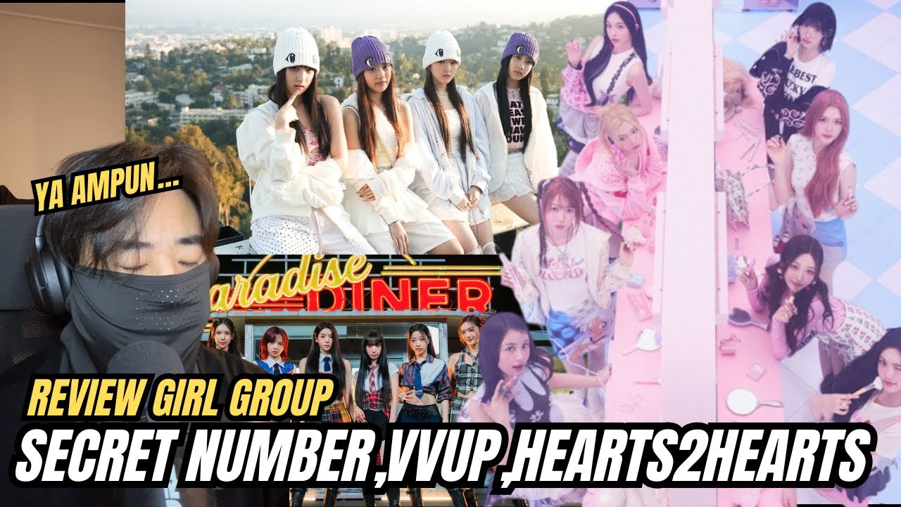 Idol K-Pop dengan member Indonesia: SECRET NUMBER, VVUP, Hearts2Hearts | Korean Reaction