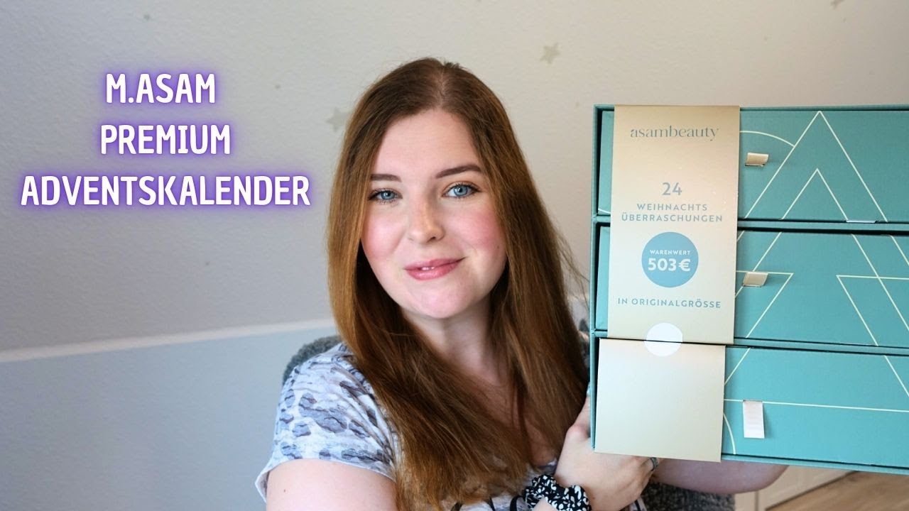M. Asam PREMIUM Adventskalender 2024 unboxing
