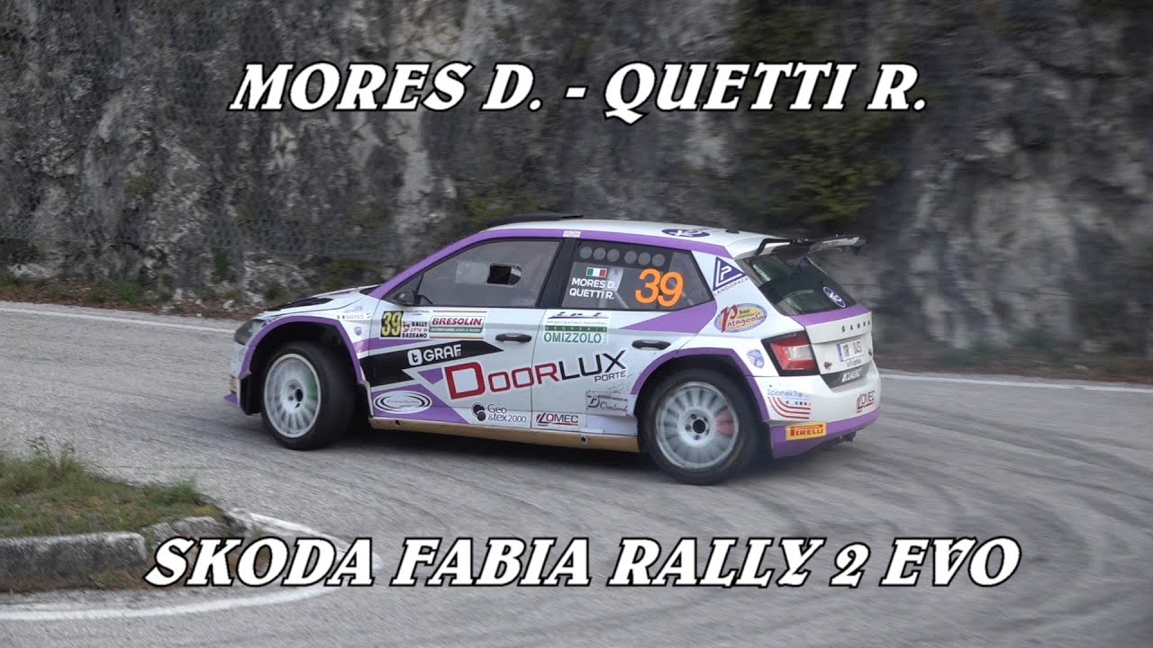 RALLY BASSANO 2025 | MORES DANIEL - QUETTI RAFFAELLA | SKODA FABIA RALLY 2 EVO | VIDEOCLIP