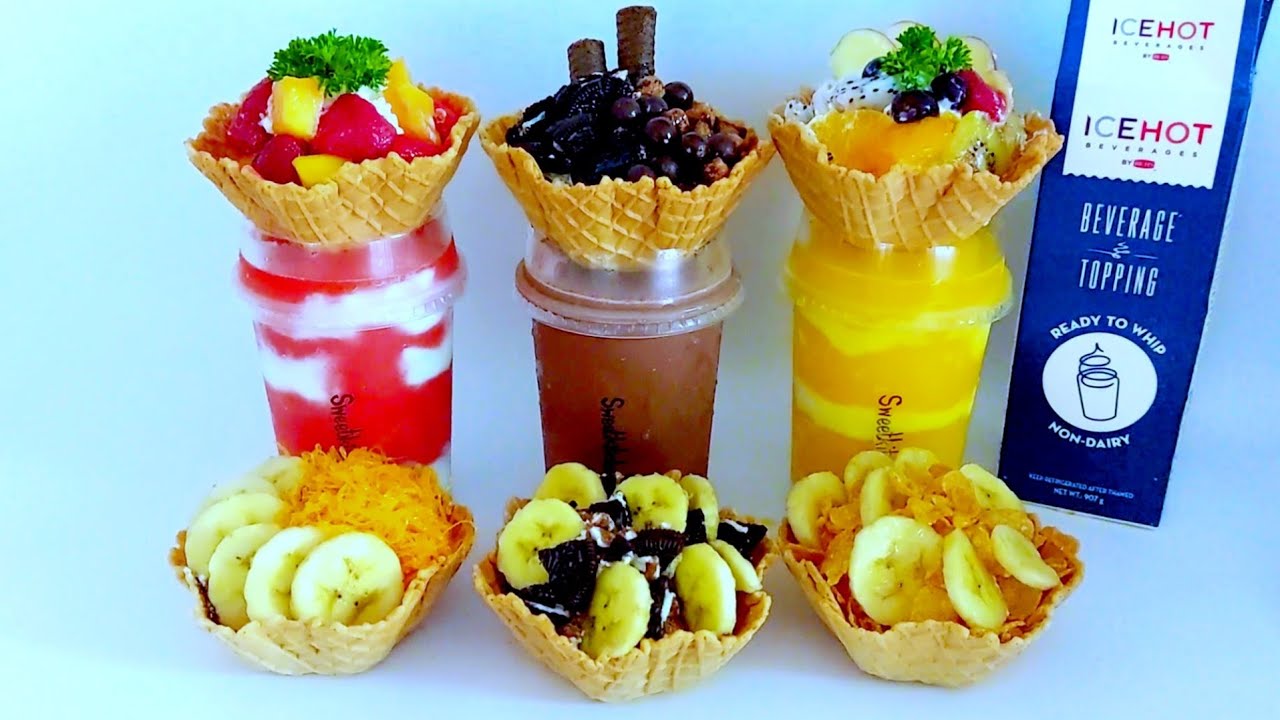 วาฟเฟิลวิปครีม เมนูกำลังฮิตติดกระแสร้านน้ำ ขายคู่กับเครื่องดื่ม เพิ่มยอดขาย ดึงดูดลูกค้า