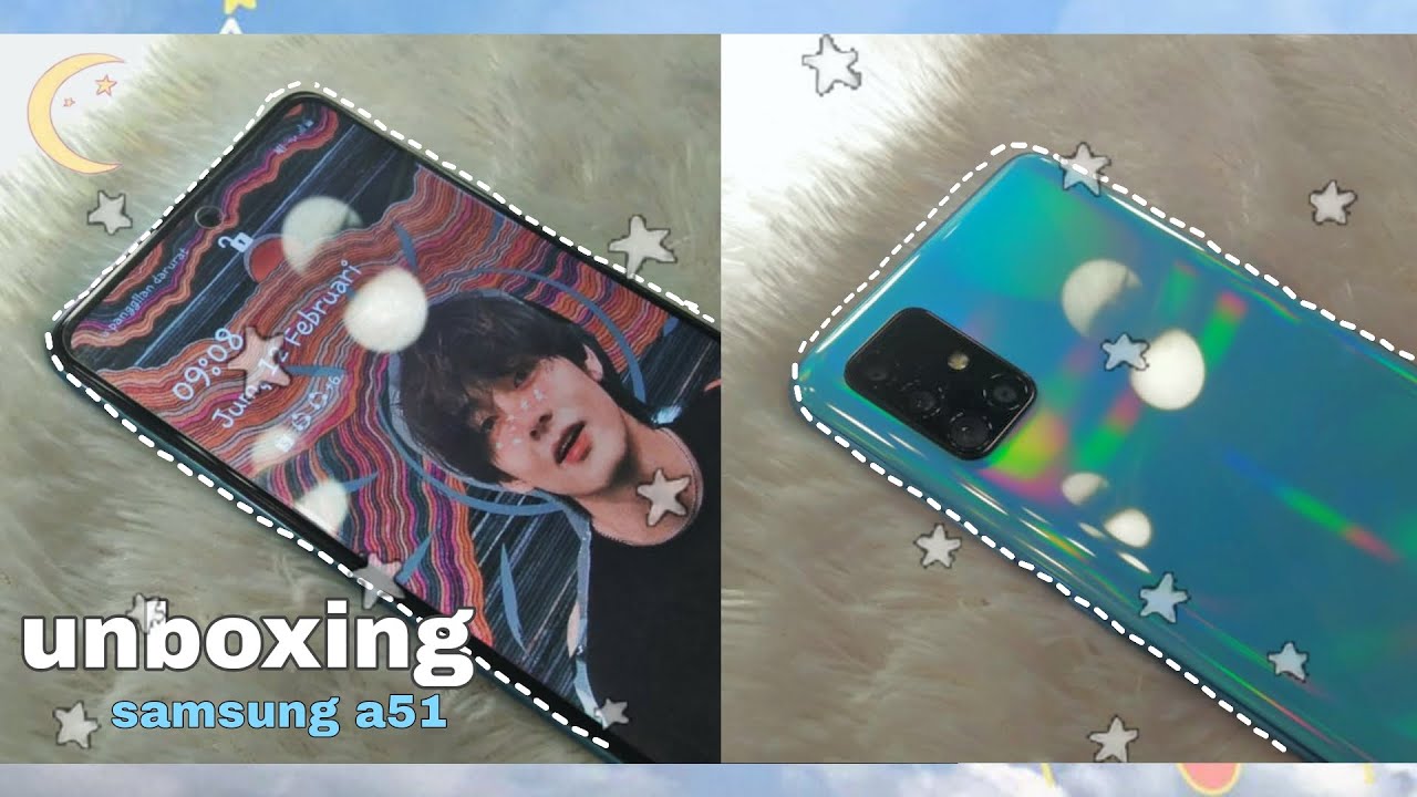 ☁️unboxing samsung a51||aesthetic unboxing📱🌷