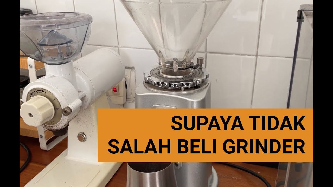 Grinder Stepless dan Grinder Stepped untuk Espresso dan Manual Brew