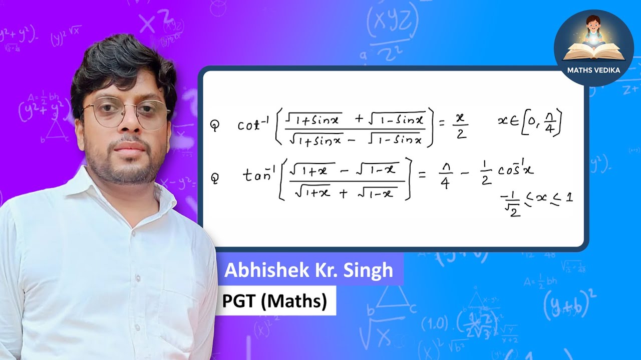 Inverse Trigonometric Function | Class 12th | NCERT MATHS | Bihar Board |  @MathsVedika ​