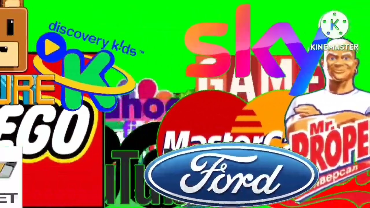Too many logos stampede green screen