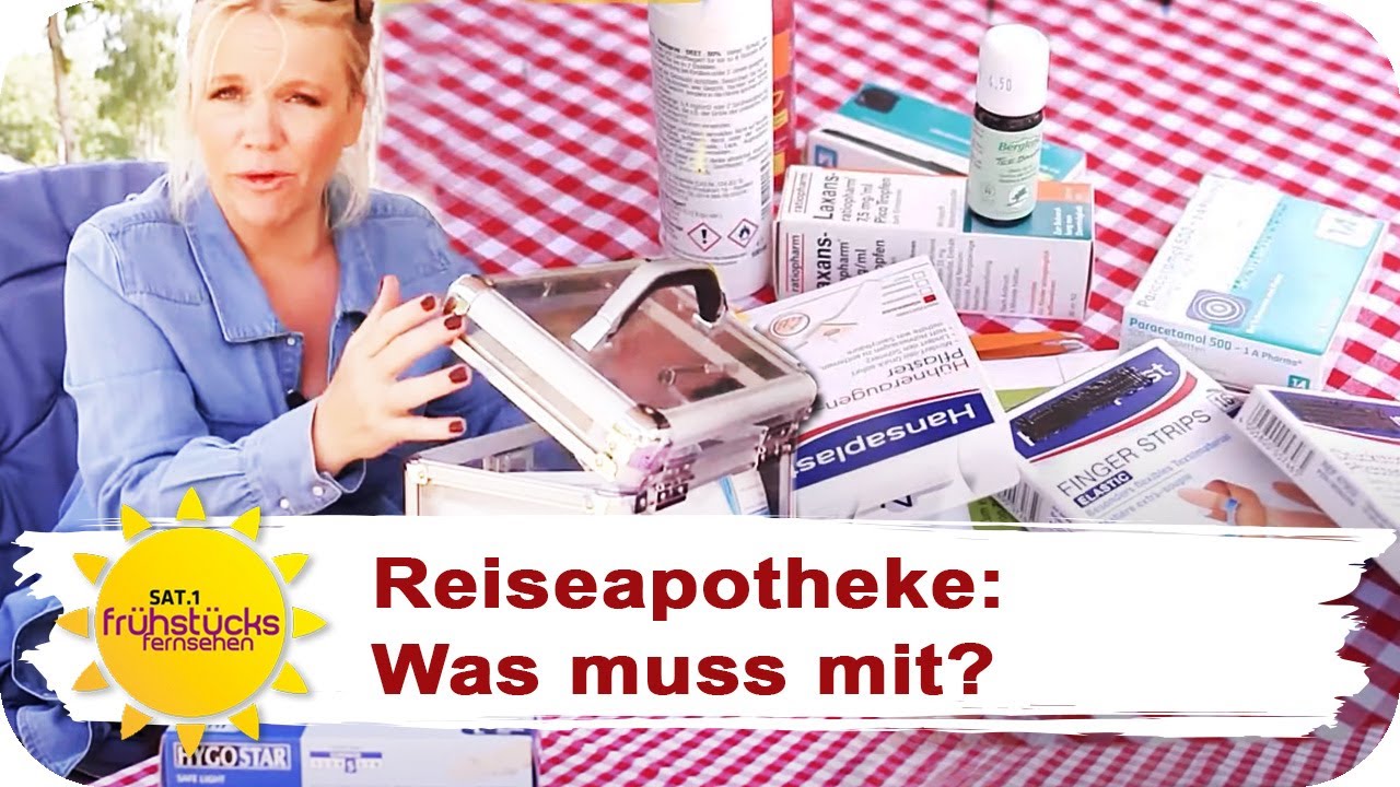 Reiseapotheke: das packt Gesundheitsexpertin Charlotte ein! | SAT.1 Frühstücksfernsehen