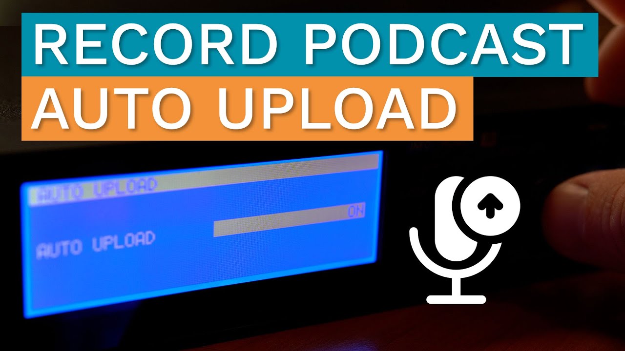 How to Record and Upload a Podcast on Automation - TASCAM SS R250N