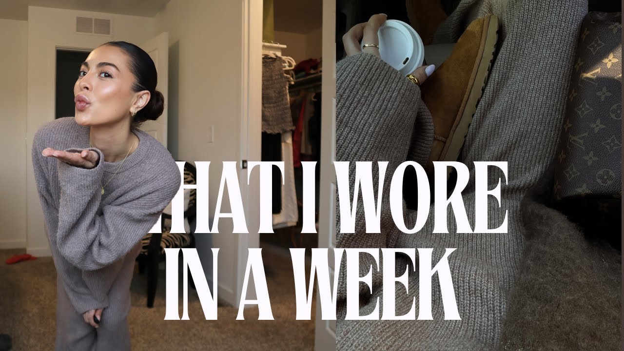 What I Wore This Week | Spring transitional outfits, work from home and some new items I picked up