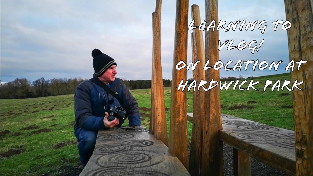 Learning to vlog, on location at Hardwick park 