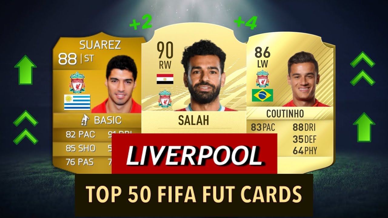TOP 50 LIVERPOOL FIFA FUT CARDS (OF ALL TIME) 🔥😨 ft. Salah, Suarez, Coutinho&hellip;