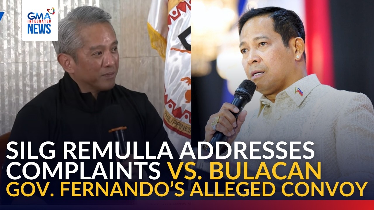 SILG Remulla addresses complaints vs. Bulacan Gov. Fernando’s alleged convoy | GMA Integrated News