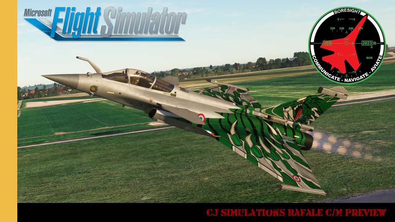 Предварительный обзор CJ Simulations Rafale C/M | MSFS | Microsoft Flight Simulator
