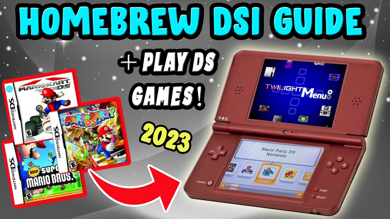 Как создать DSi своими руками и играть в скачанные игры DS!