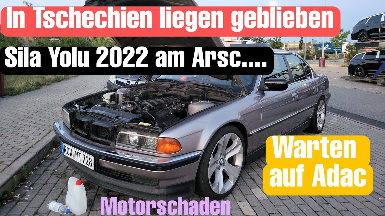 Luftfahrwerk 1000 Euro!! BMW E38 Motorschaden? Sila Yolu 2022 Problem var? Projekt ,Stau Türkei