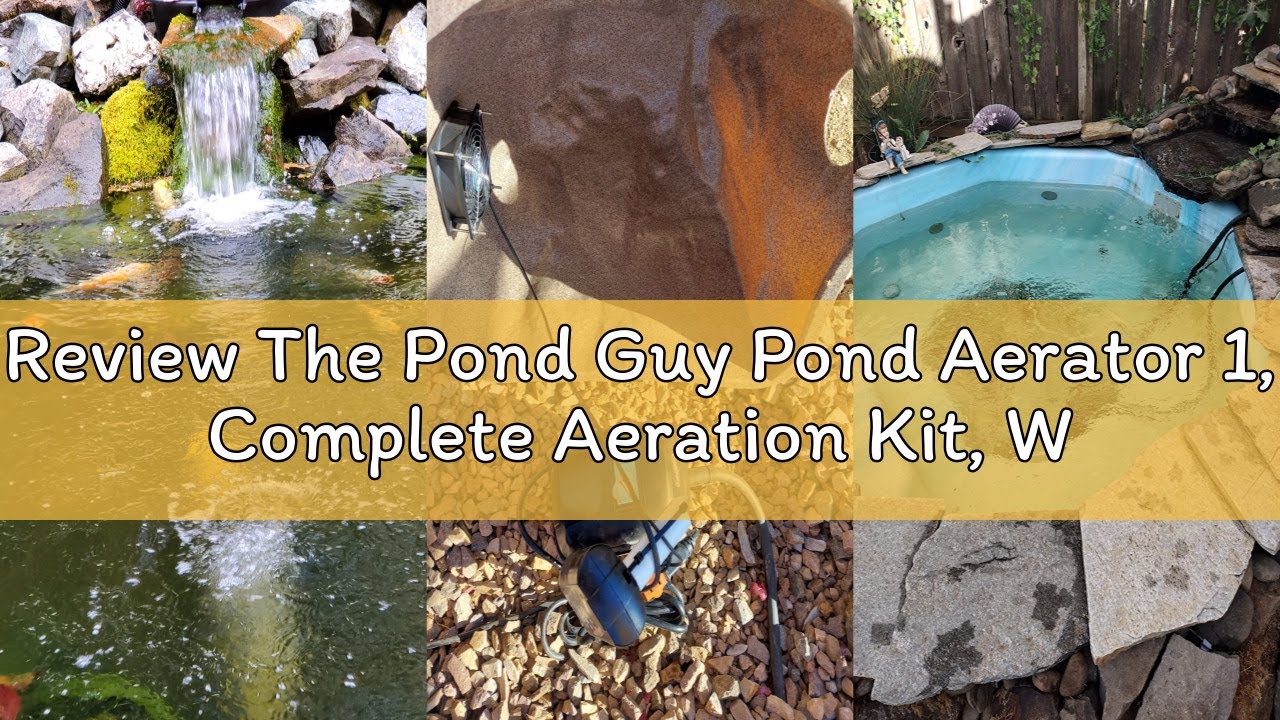 Review The Pond Guy Pond Aerator 1, Complete Aeration Kit, Water Garden Oxygenation Bubbler System A
