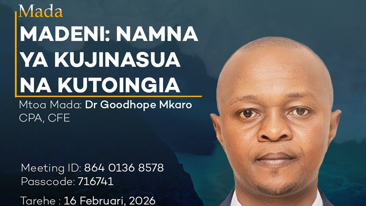MADENI: NJIA YA KUJINASUA NA KUTOINGIA || CPA. DR. GOODHOPE MKARO || NGUVU YA MAARIFA ~ PART 1