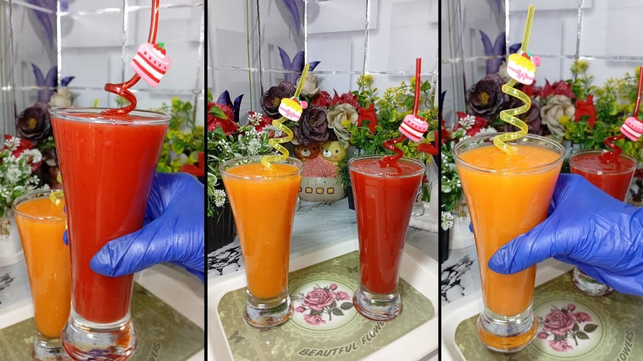 ألذ مشروب صحي ممكن تعمليه لأولادك ❤️👌😋