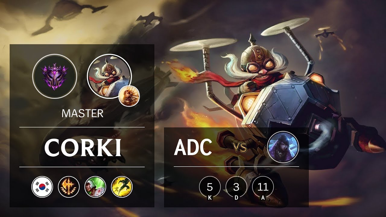 Corki ADC vs Aphelios - KR Master Patch 9.24