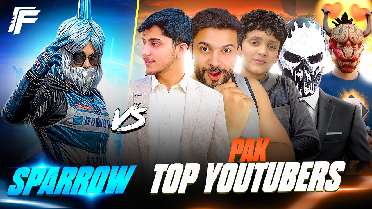 SPARROW FF VS NOMI FF, P9 GAMING, HANZALA OP, ADIL REHMAN AND YOTO KILLERS GAMING 🔥🤯