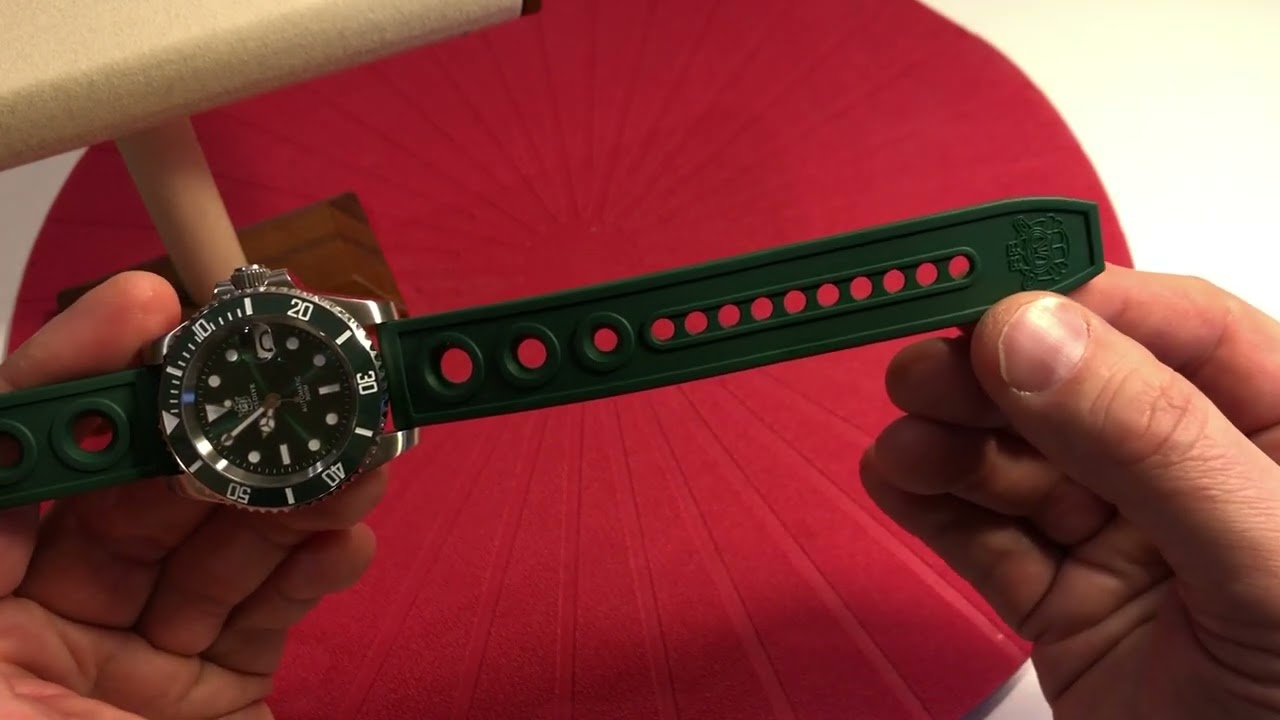 Часы Steeldive SD1953, цвет Hulk (зеленые) с ремешком