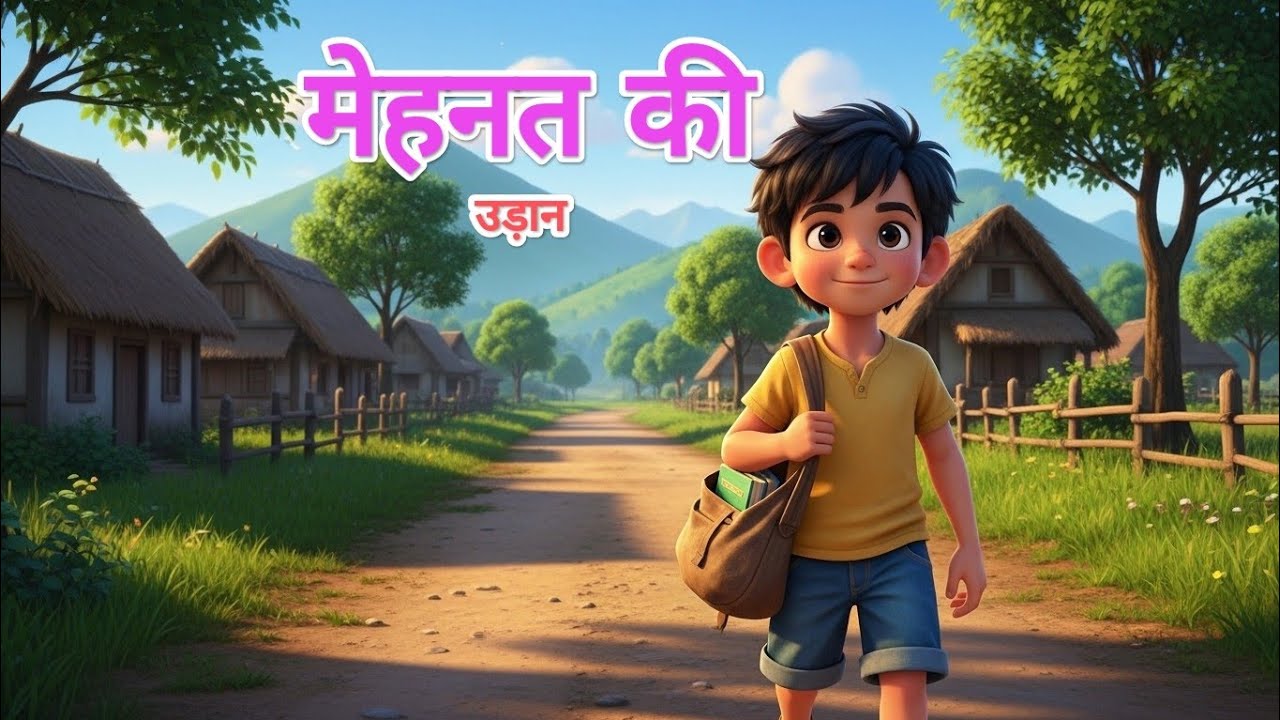 मेहनत की उड़ान(mehnat ki udaan) ai cartoon video 