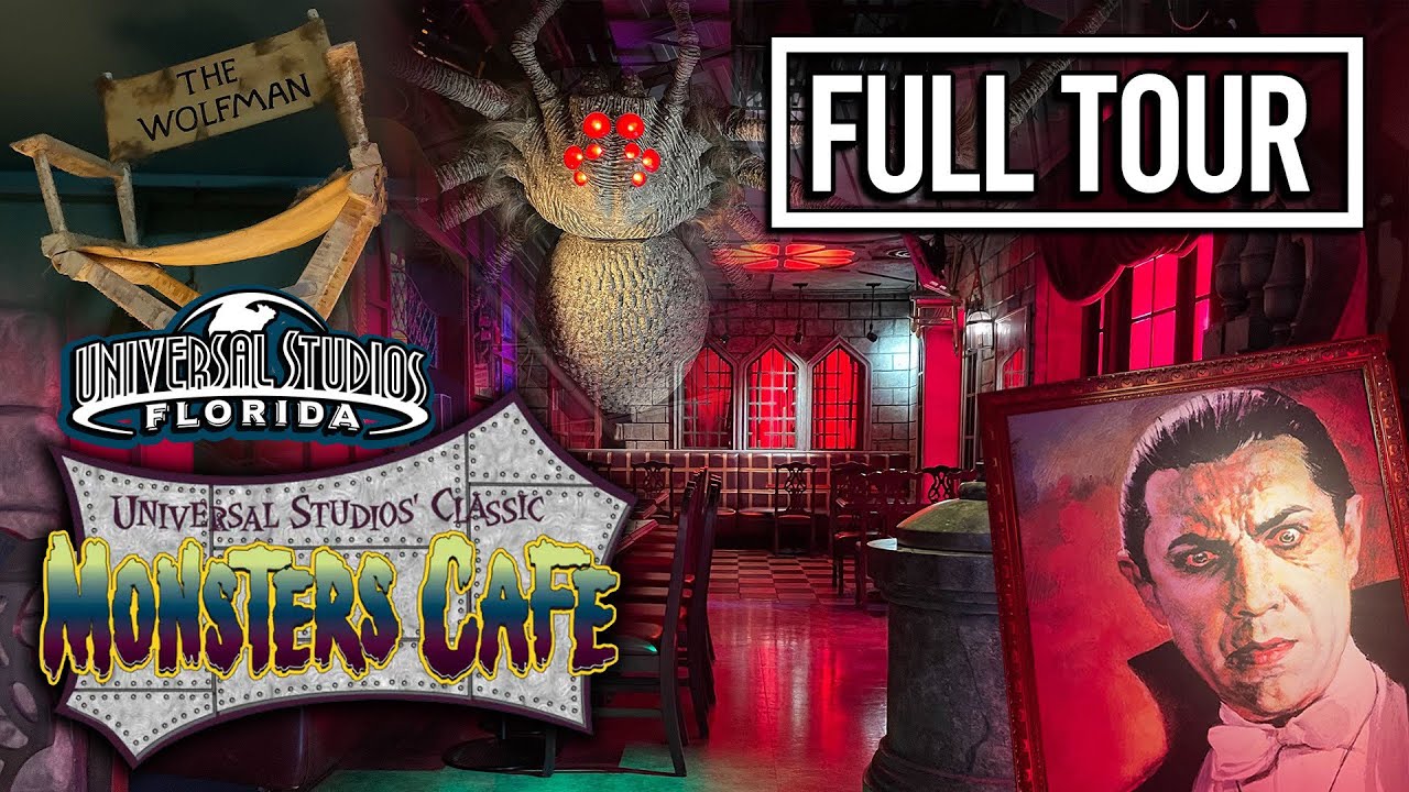 Take a Full Tour of Universal Studios’ Classic Monsters Cafe at Universal Studios Florida