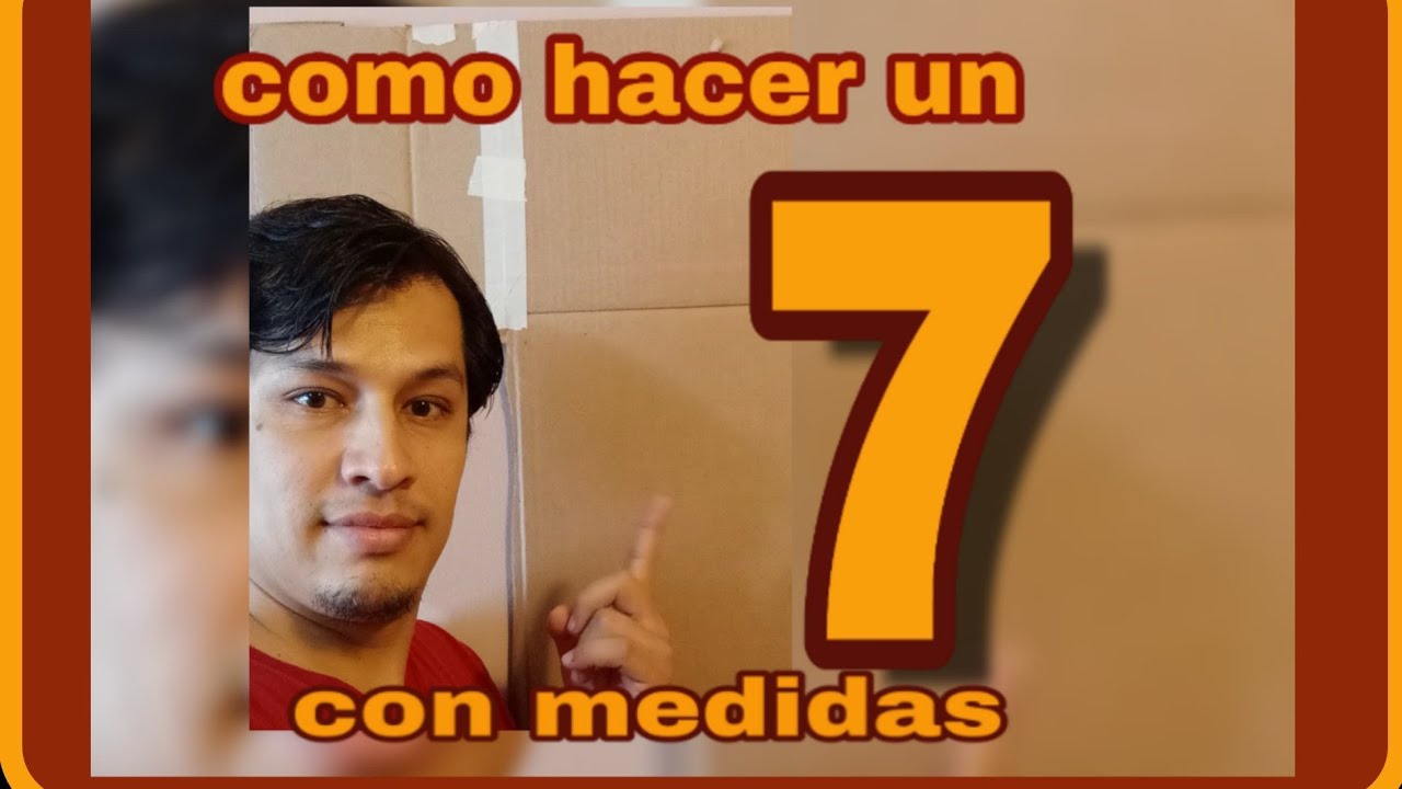 Piñata Número 7 ( Con Medidas)