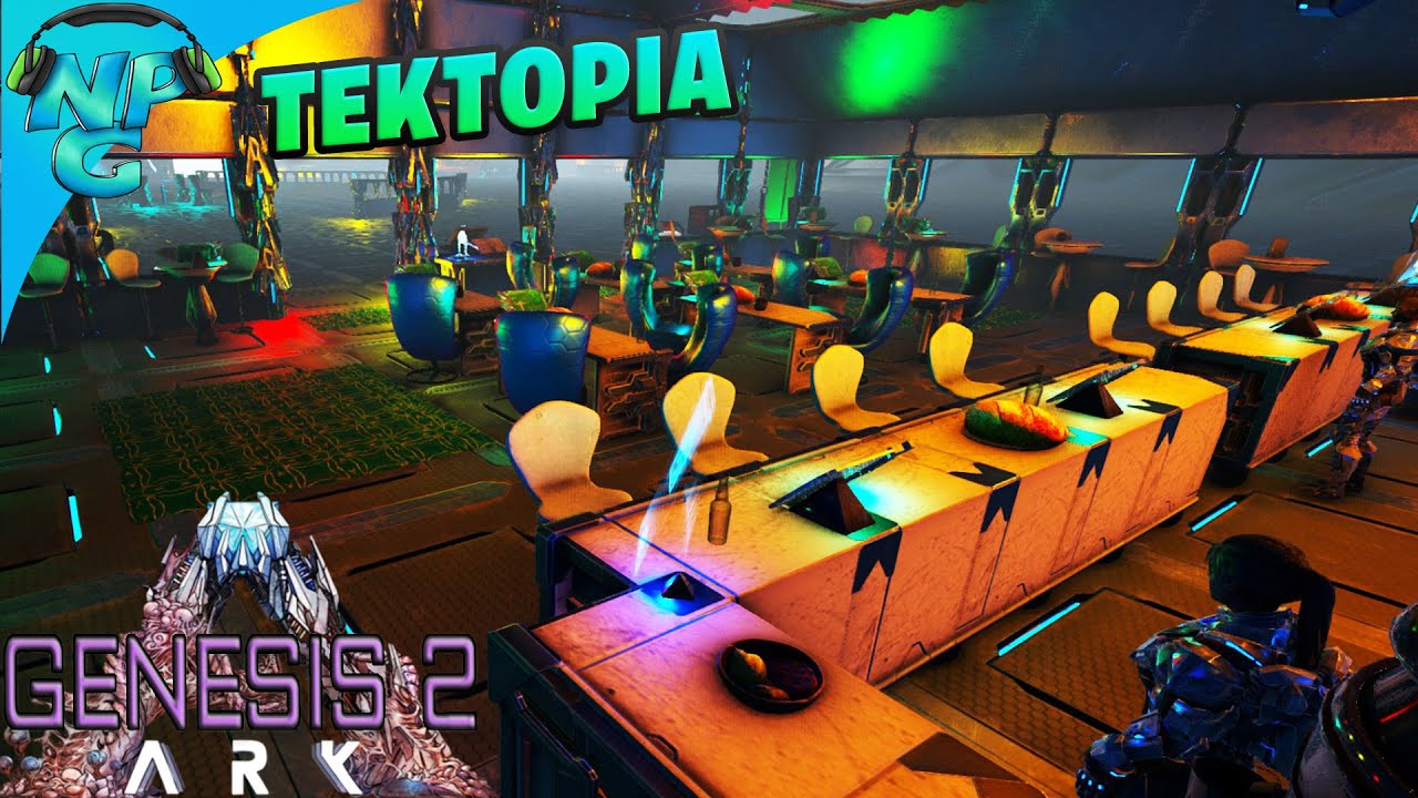 ARK Genesis 2 - The EPIC Build of Tektopia the Underground Tek City! E8
