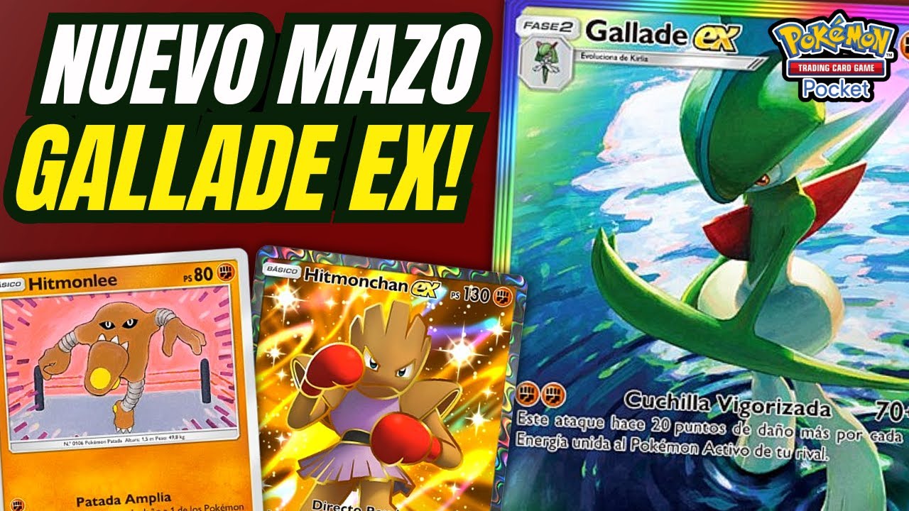 🥊&iexcl;GALLADE EX RENACE! con esta ACTUALIZACION de MAZO! en Pok&eacute;mon TCG Pocket