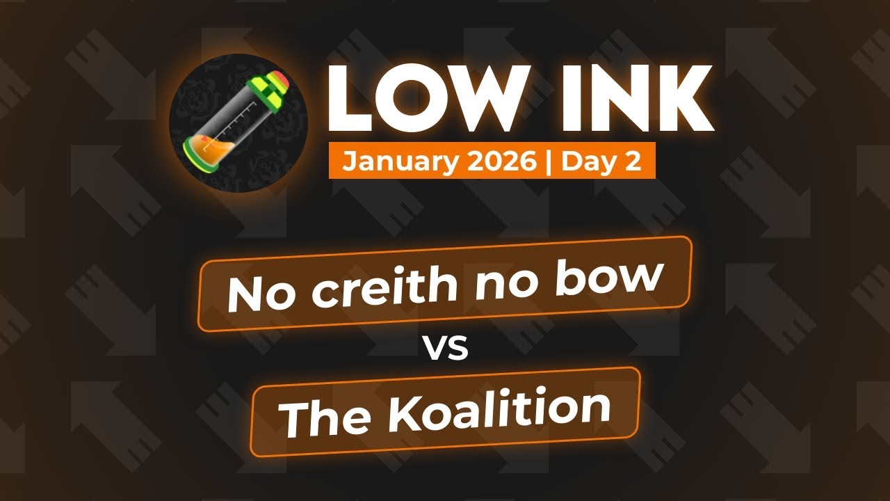 Losers Finals | No creith no bow vs The Koalition | Low Ink January 2026 - Day 2