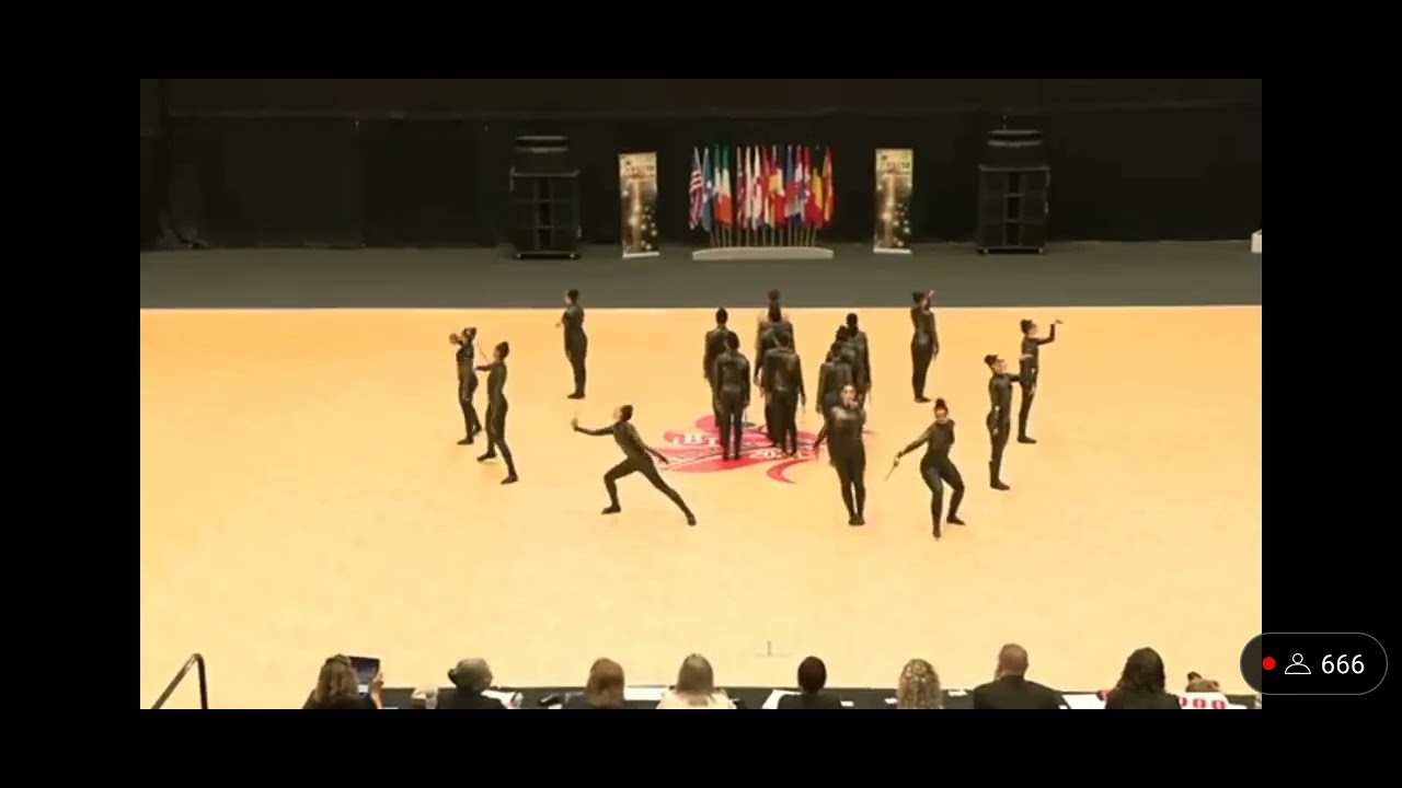 World Baton Twirling Championship Artistic Group Together Francia