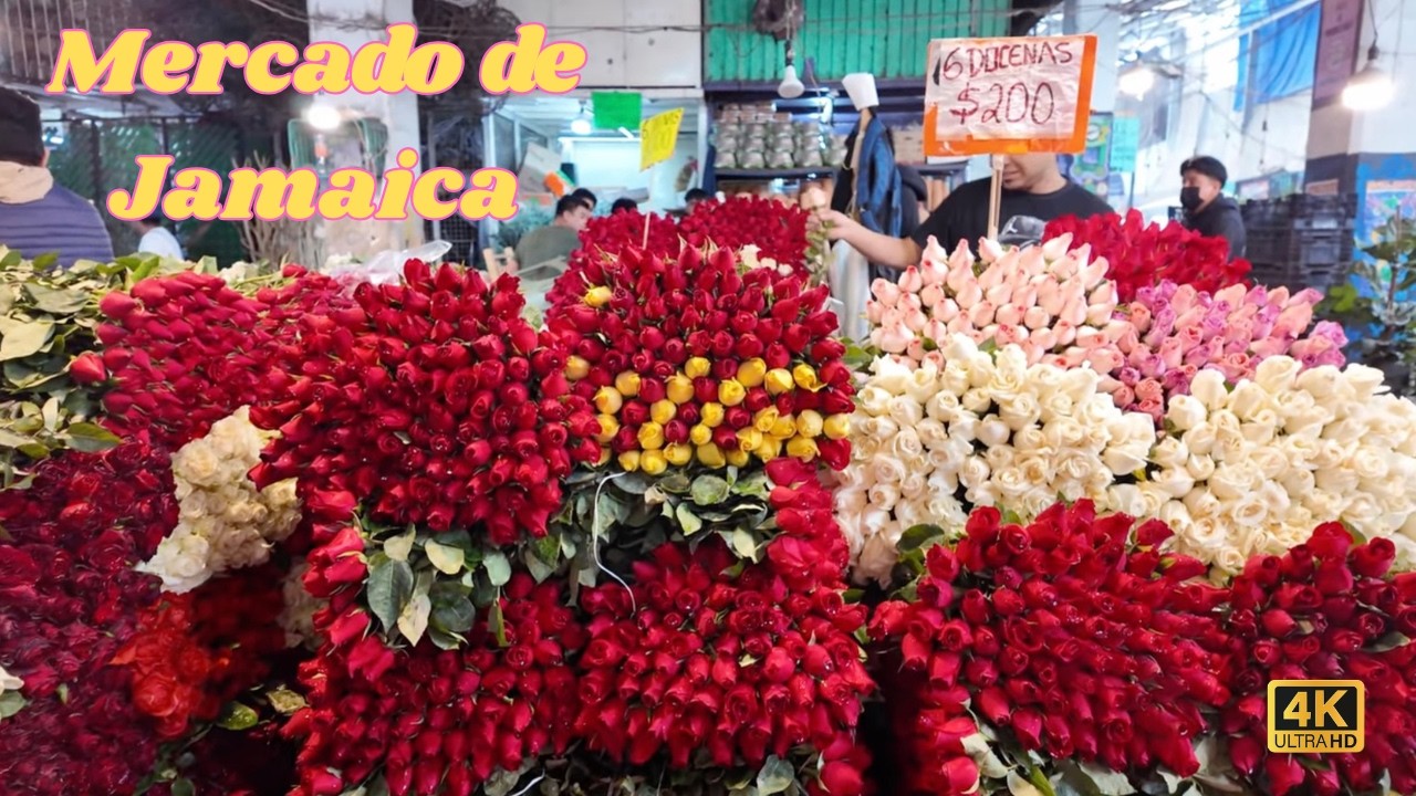 Recorriendo el Mercado de Jamaica | Flores, arreglos y mucho color