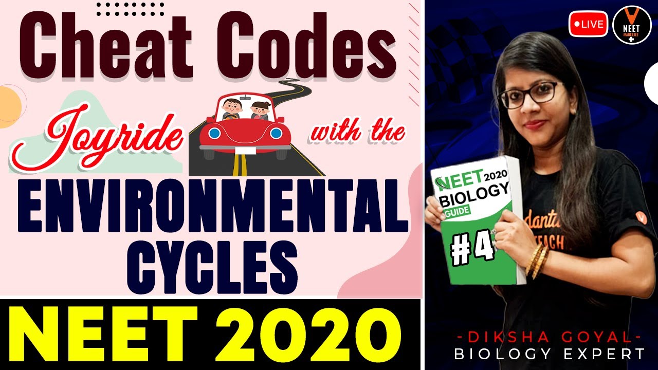 Environmental Cycles | NEET Biology Cheat Code #4 | NEET 2020 Preparation | Diksha Ma'am | Vedantu