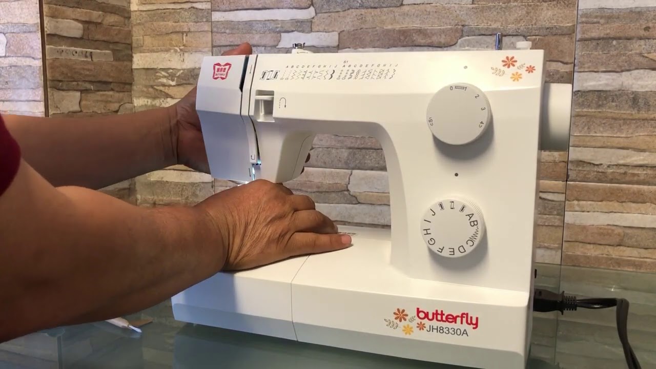 How to use Butterfly JH8330Aطريق تشغيل الماكينه زجزاج باترفلاي