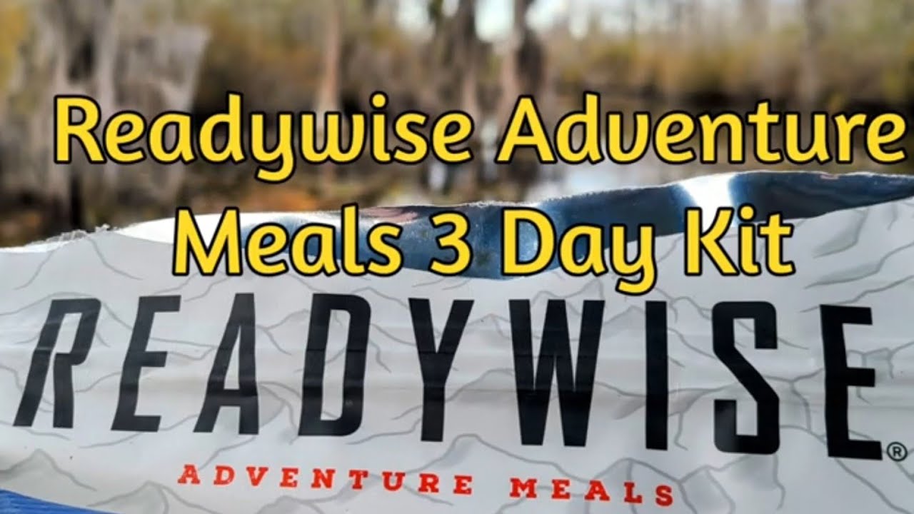 Readywise Adventure Meals 3 Day Meal Kit